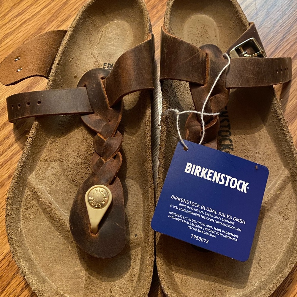 Brand new Gizeh birkenstock sandals